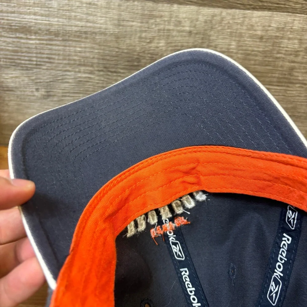 Denver Broncos Hat Strap‎ Back Blue Gray Reebok NFL Football AFC